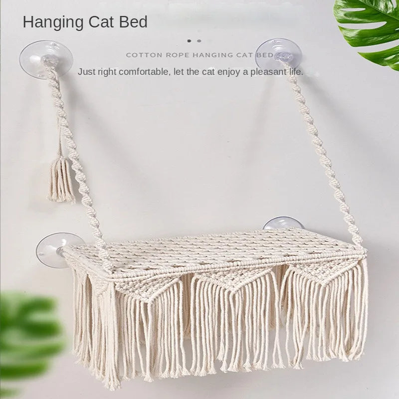 Bed for Cats Hammock Hammack Window Accessories Balcon Pets Beds House Furniture Things Pet Hammocks Hanging Products Cat
