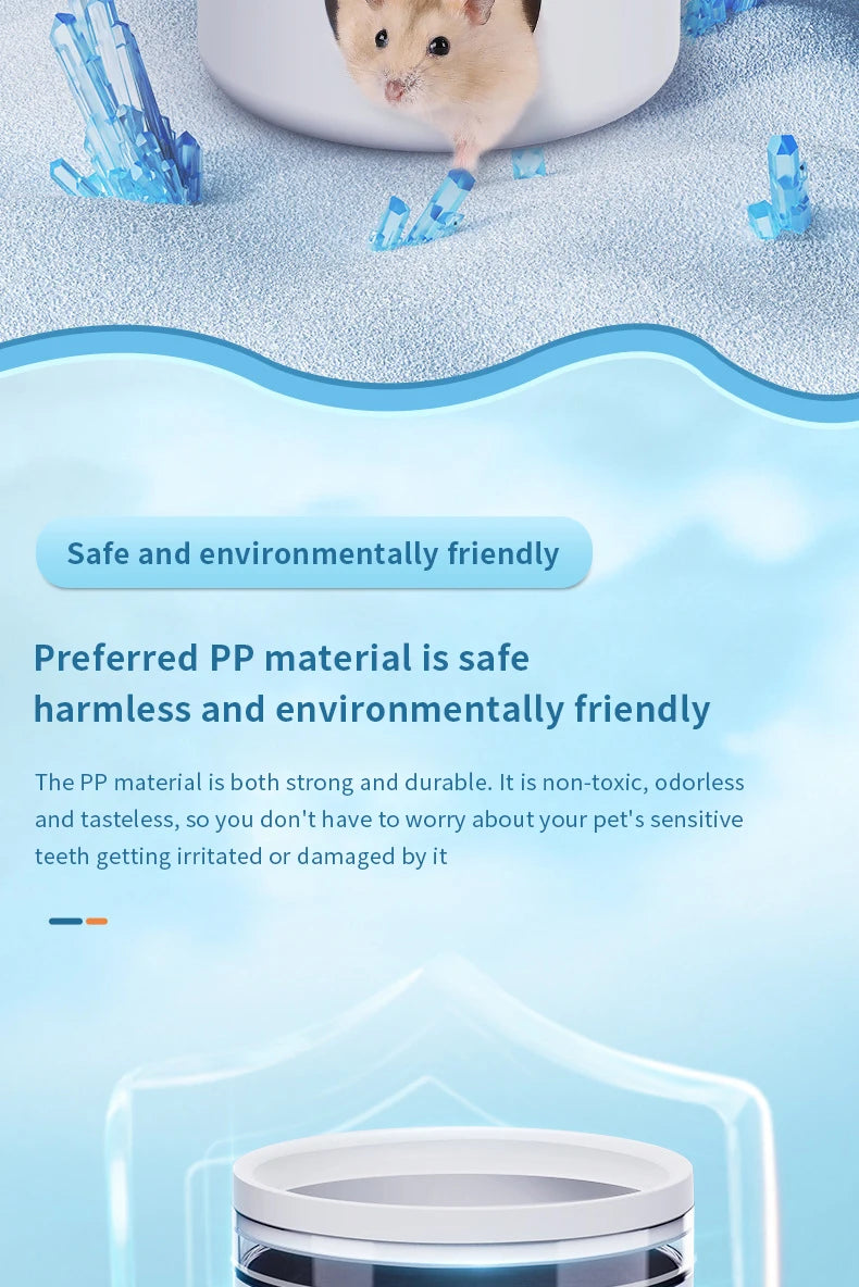 Hamster Ice House Golden Bear Greenhouse Summer Coolness and Cooling Artifact Small Pet Summer Shelter Evacuation House