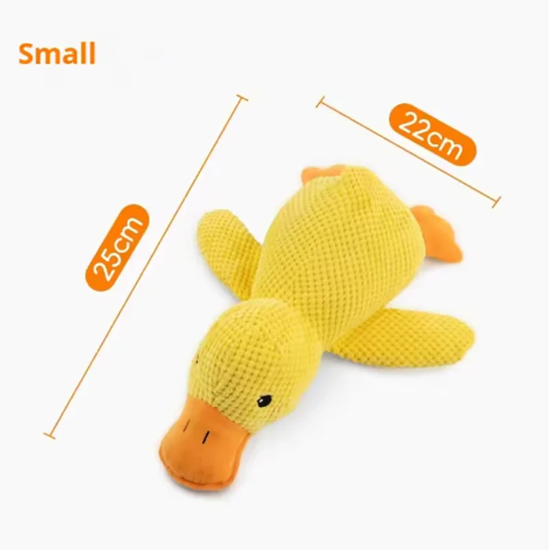 Cute dog Toy Stomping Duck Bite Resistant Grinding Teeth Cleaning Large Dog Interactive Entertainment Puppy Boredom Plush Toy