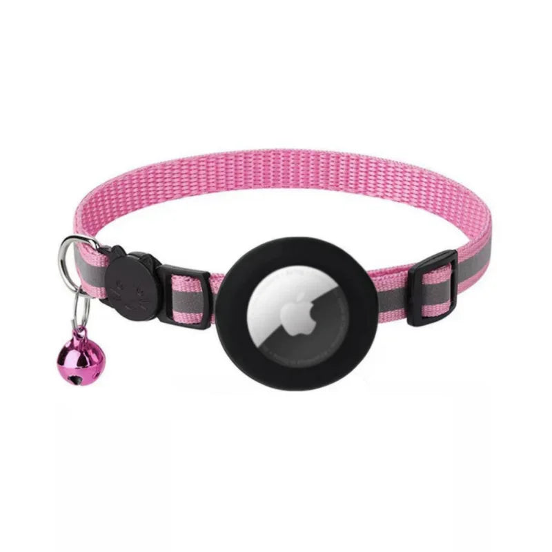 Dog Gps Trackers Collar Mini Pet Tracker Reflective Breakaway Airtag Cat Collar For Airtag Cat Dog Accessories