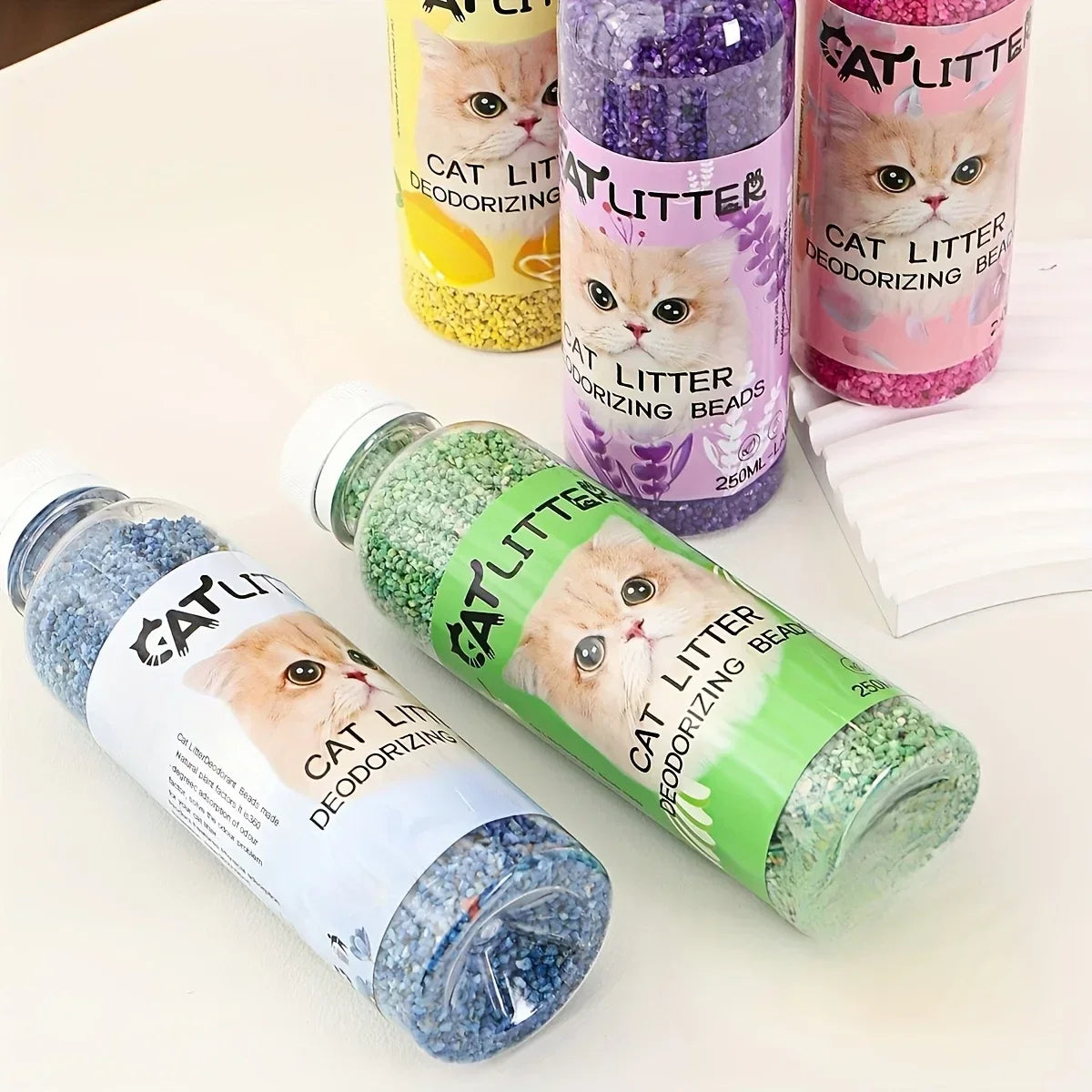 Cat Litter Deodorant Beads Air Freshener Deodorant Deodorant Cat Litter Box Antiodorant Beads Fragrant Beads Cat Accessories