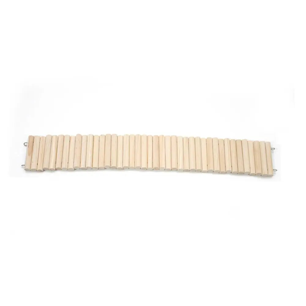 Bendable Hamster Multifunctional Easy To Install Hamster Wooden Cage Decoration
