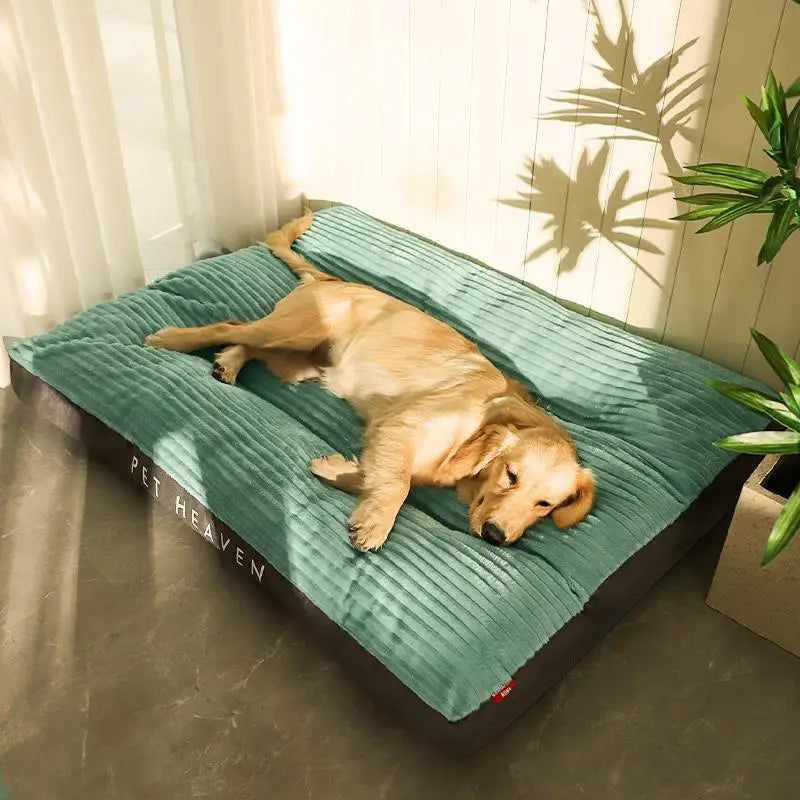 Corduroy Pet Dog Bed Winter Warm Dog Sleeping Mat Detachable Puppy Bed Soft Pet Mat for Small Medium Large Dogs Dog Accessories